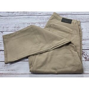 Baldwin Pants Mens 34 Khaki Tan Good Straight Leg Chino Kansas City Cotton